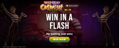 Wild Heist: Instant Cashout Now banner